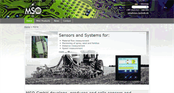 Desktop Screenshot of mso-technik.de
