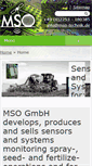 Mobile Screenshot of mso-technik.de